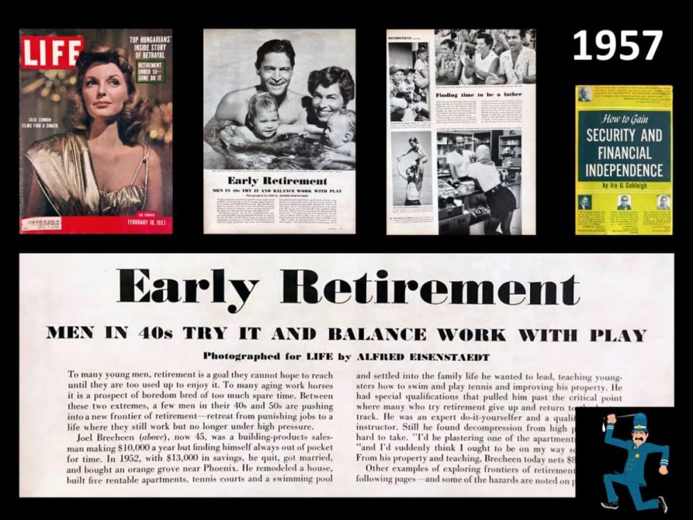Life magazine on early retirement in 1957